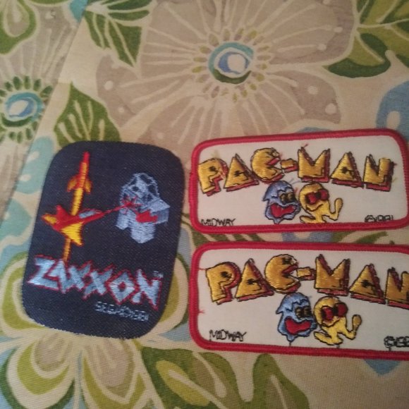 None Other - 2422- 2 Pac-Man and 1 Sega Patches